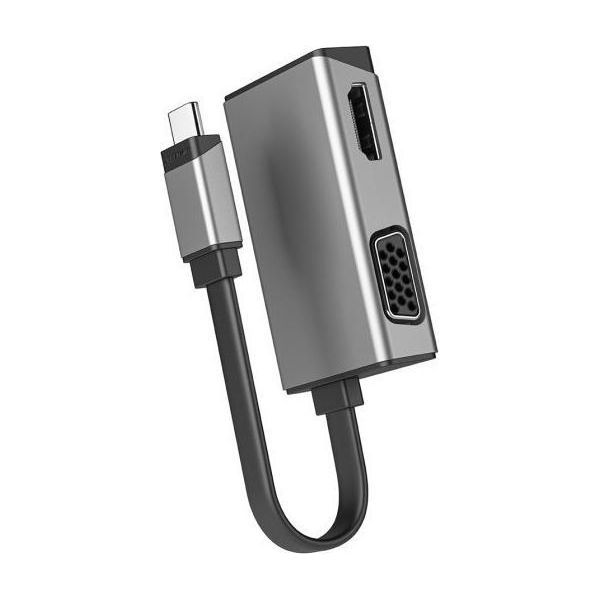 Alogic ULCVGHD-SGR Alogic Adapter USB-C -> Hdmi / Vga St/Bu/Bu Magforce-image