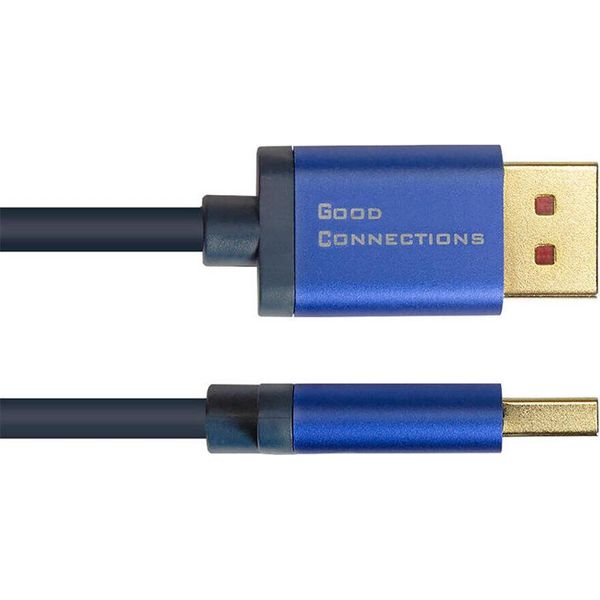 Good Connections 4860-SF050B Good Connections Kabel Dp1.4-St.-Hdmi2.0-St. Blau 5M-image