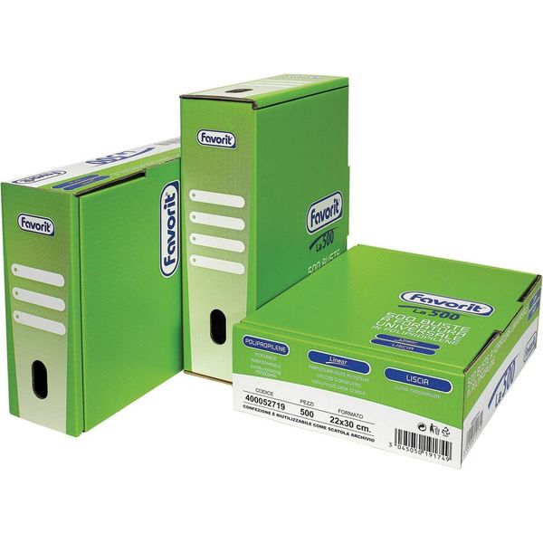 Favorit La500 Foglio Di Protezione 210 X 297 Mm (A4) Polipropilene (Pp) 500 Pz-image