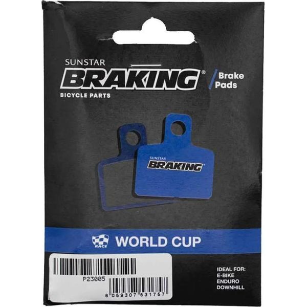 Pastiglie Freno Sinterizzate Braking Race World Cup F.I.R.S.T./Incas 2.0/Shimano Deore Trasparente Trasparente Taglia Unica-image