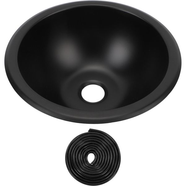 9 X 4 Pollici 304 Lavello In Acciaio Inox Rotondo Da Pulire Per Pulire, 40 Mm Di Drenaggio Porto Lavello Per Camper - Camper - Barca - Caravan-image