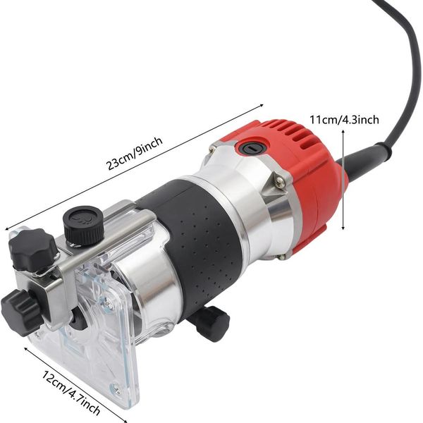 Pantografo Per La Lavorazione Del Legno, Motore Da 800 W, Velocità 30000 Giri/Min, Rosso-image