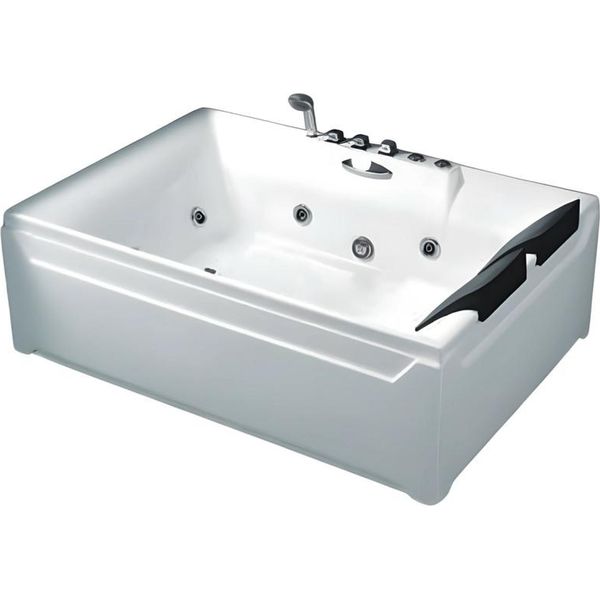Badewanne Whirlpool Blubberbad Hydromassagewanne Spa-Bad Whirlwanne 183X123 Cm-image