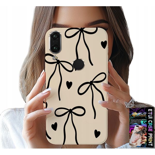 Custodia Per Huawei P Smart 2019 - Fiocco Beige Disegni Di Moda-image