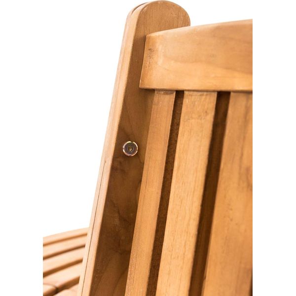 Panca Semicircolare In Teak - Panca Da Giardino - Comfort Resistente Alle Intemperie Per Il Vostro Giardino-image