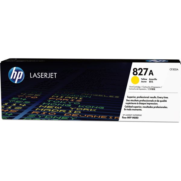 Hp 827A Yellow Original Laserjet Toner Cartridge Cartuccia Toner 1 Pz-image