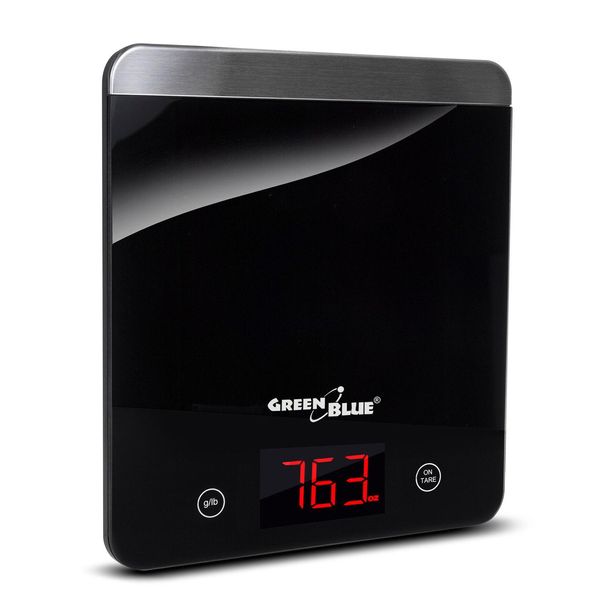 Bilancia Digitale Da Cucina Bilancia Domestica Bilancia Digitale Acciaio Inox Display Led 5Kg / 1G-image