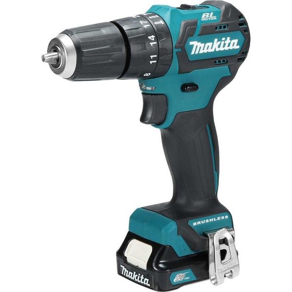 Trapano A Percussione A Batteria Makita Senza Batteria E Caricabatteria 12 V Max - 35 Nm - 0 - 1.500 Giri/Min-image