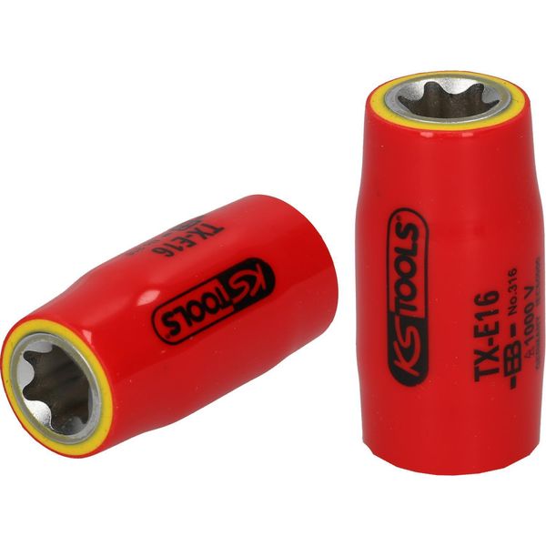 Ks Tools Presa Torx E Da 1/2" Con Isolamento Protettivo E10 - 117.2353"-image