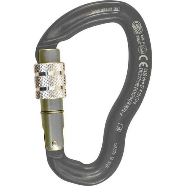Kong Italy Moschettone A Vite Ergo Grigio,Argento Grigio,Argento Taglia Unica-image
