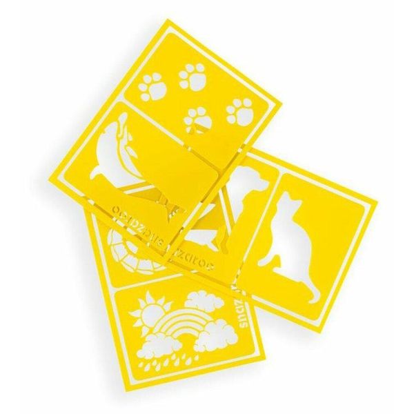 Stencil Per Pittura Del Viso Giallo-image
