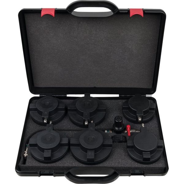 Ks Tools Kit Di Prova Del Sistema Di Sovralimentazione Dell'aria Per Autocarri, Set Di 7 Pezzi - 460.2465-image