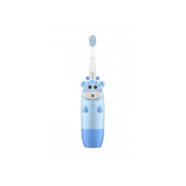 Innogio Giogiraffe Spazzolino Elettrico A Ultrasuoni Per Bambini Con Timer E Luci Colorate - Blu-image