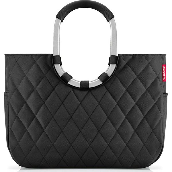 Reisenthel Borsa Shopper Borsa A Tracolla Loopshopper Rhombus Black Nero-image