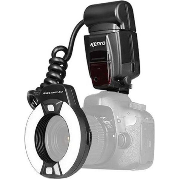 Kenro Ttl Macro Ring Flash KFL201N Per Nikon-image
