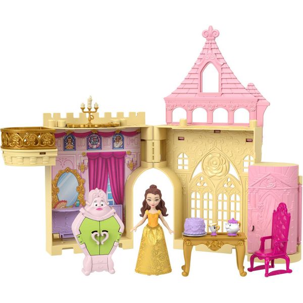 Giocattolo Della Principessa Disney, Castello Impilabile Di Belle, Regali Per Bambini-image