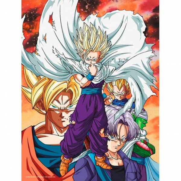 Sd Toys - Premium Plakat Szklany Dragon Ball Z Heroes Vs Cell Akcesorium-image