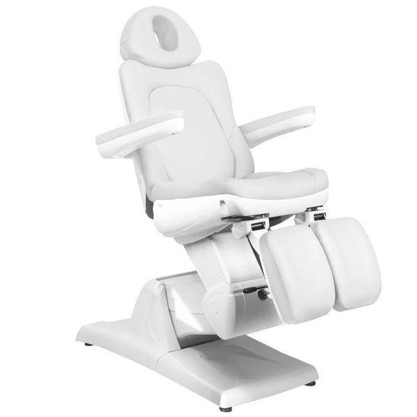 Poltrona Estetica Elettrica Azzurro 870S Pedi 3 Siln. Bianco-image