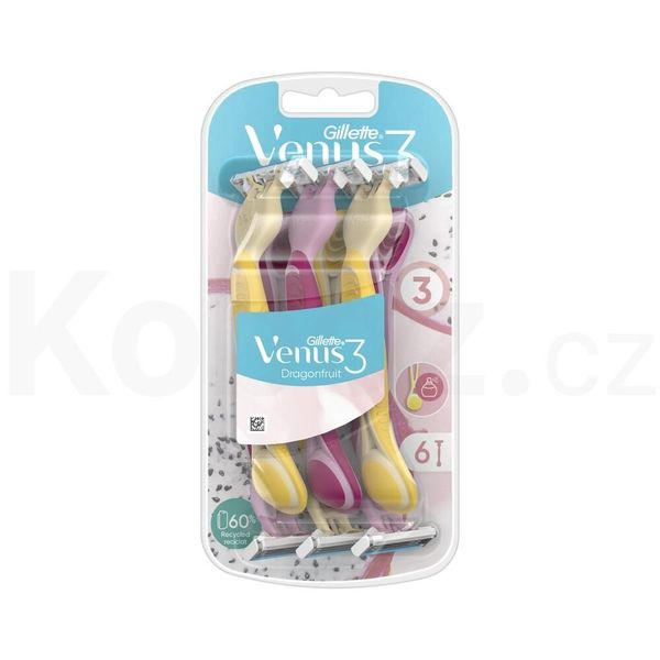 Gillette Venus 3 Dragonfruit Rasoi Usa E Getta 6 Pz-image