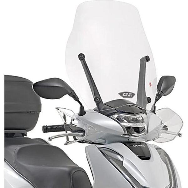 Givi D1155S Honda Sh 125I/150I Parabrezza Trasparente Trasparente Taglia Unica-image