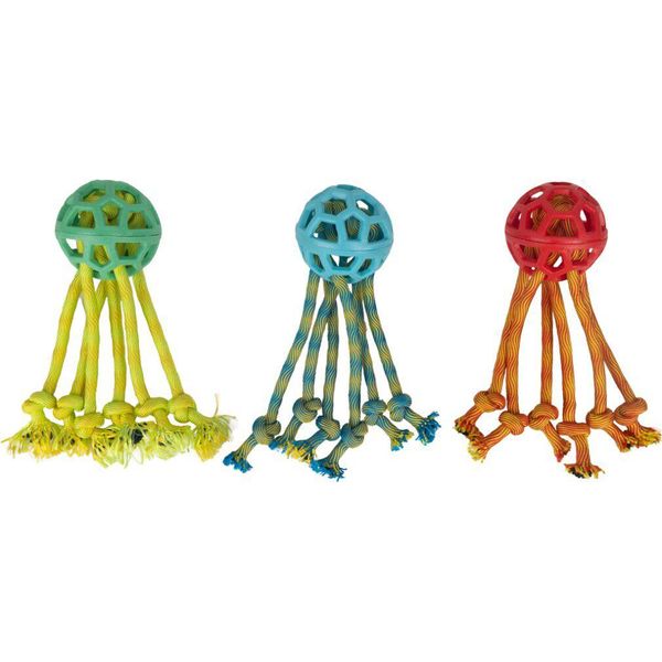 Polipo Con Corda Pawise Play-N-Tug-image