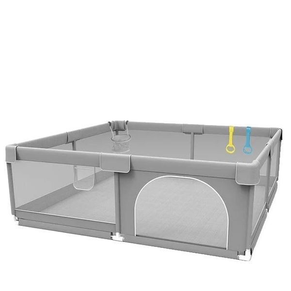 Parco Giochi, Barriera Di Sicurezza, Uso Versatile, Grigio Chiaro160160-image