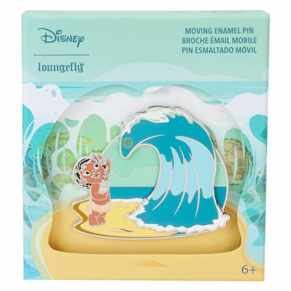 Loungefly - Pin Disney Vaiana Moana Ocean Waves - Akcesorium Tematyczne-image