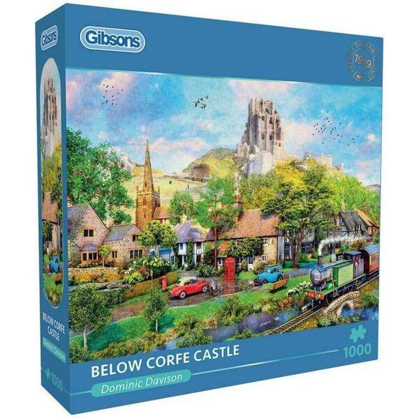 Gibsons Puzzle Sotto Il Castello Di Corfe 1000 Teile Premium Karton-image