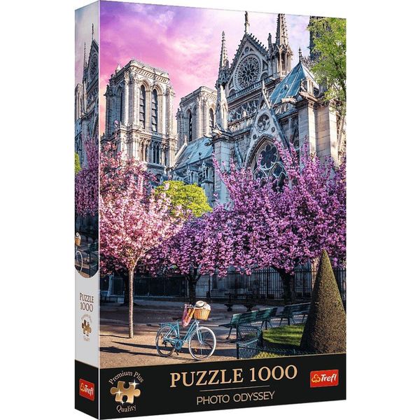 Trefl Puzzle 1000 Premium Plus Foto Odyssey: Cattedrale Di Notre-Dame A Parigi 10858-image