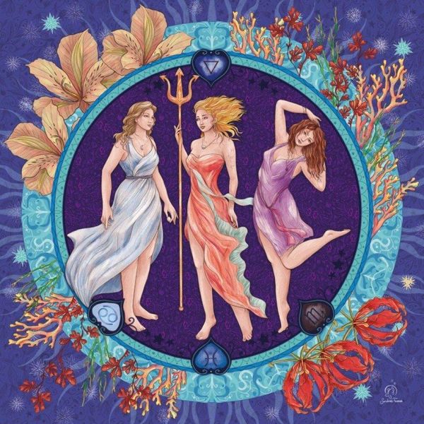 Grafika Puzzle Astrologia Segni D'acqua - 1000 Pezzi Fantasy-image