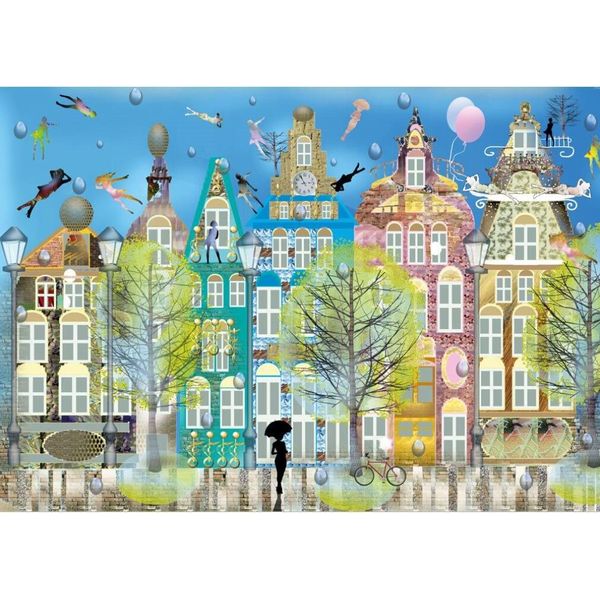 Yazz Puzzle Città Belga 1000 Pezzi-image