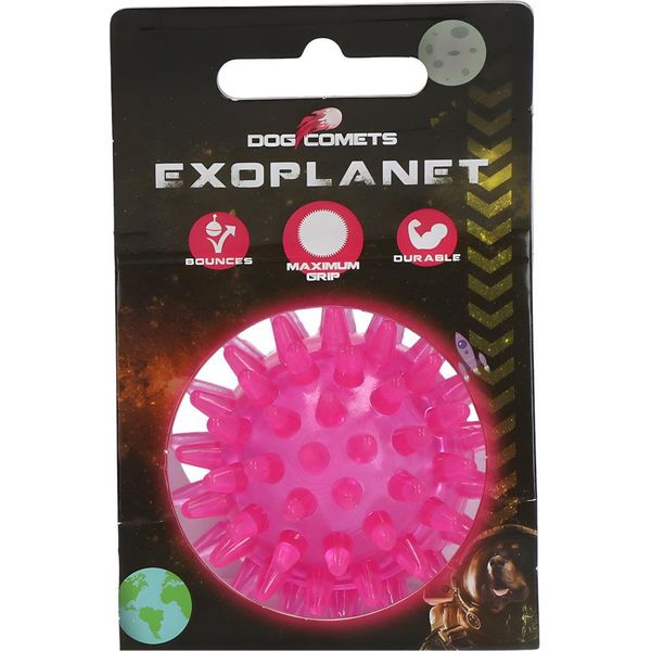 Palla Giocattolo Per Cani Comete Exoplanet Rosa, Taglia: L-image