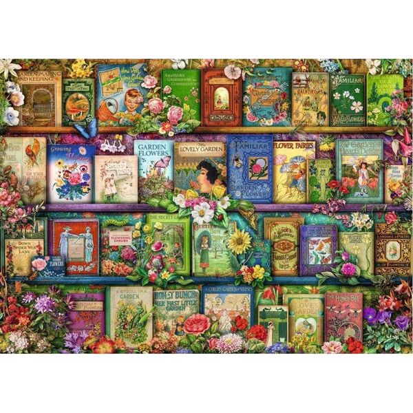 Puzzle Ravensburger Libri Del Giardino - 1000 Pezzi - Puzzle A Tema Floreale-image