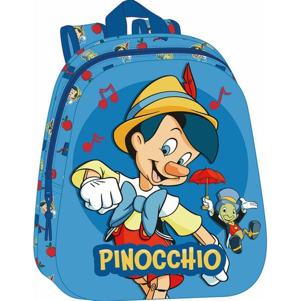 Plecak Szkolny Safta 3D Disney Pinokio 33Cm - Oficjalny Produkt Premium-image