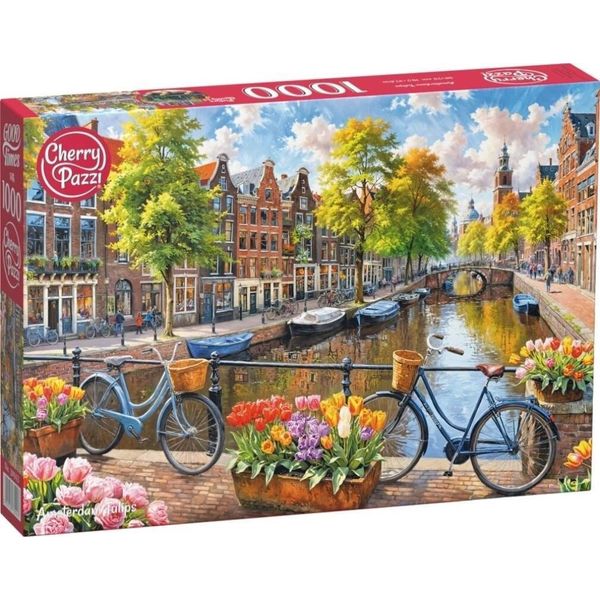 Cherry Pazzi - Puzzle Amsterdam Tulips - 1000 Dielov-image