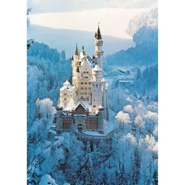 Ravensburger Puzzle Castello Di Neuschwanstein In Inverno 1500 Pezzi-image