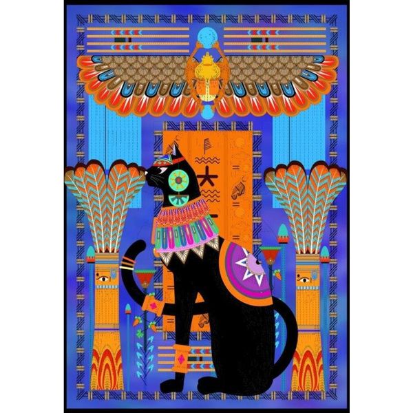 Grafika Puzzle Chat Egyptien - Gioco Di Puzzle Da 1000 Pezzi-image