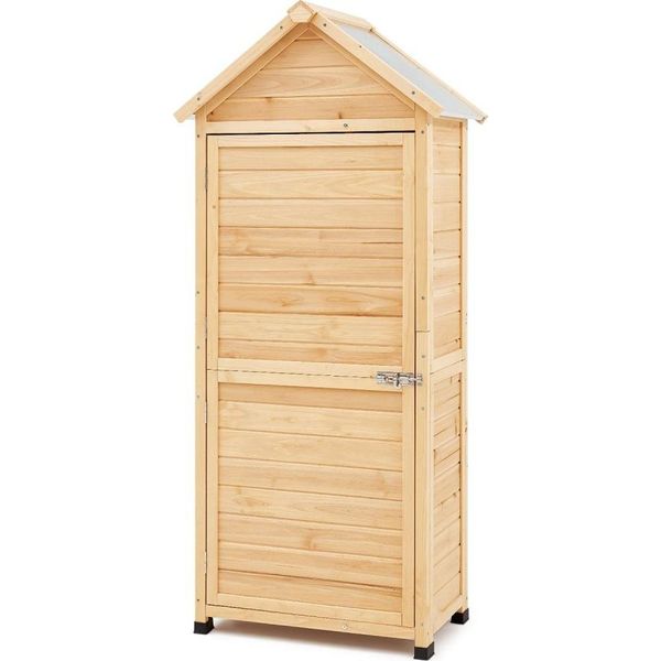 Capanno Per Attrezzi Da Giardino Armadio Per Attrezzi 710X455X1600 Mm - Capanno Per Attrezzi Resistente Alle Intemperie - Armadio Per Mobili Da Giardino - Deposito Per Attrezzi E Materiale Da Giardino-image