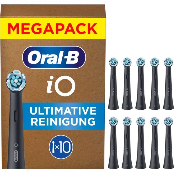 Spazzolini Oral-B Io Ultimate, Confezione Da 10, Nero-image