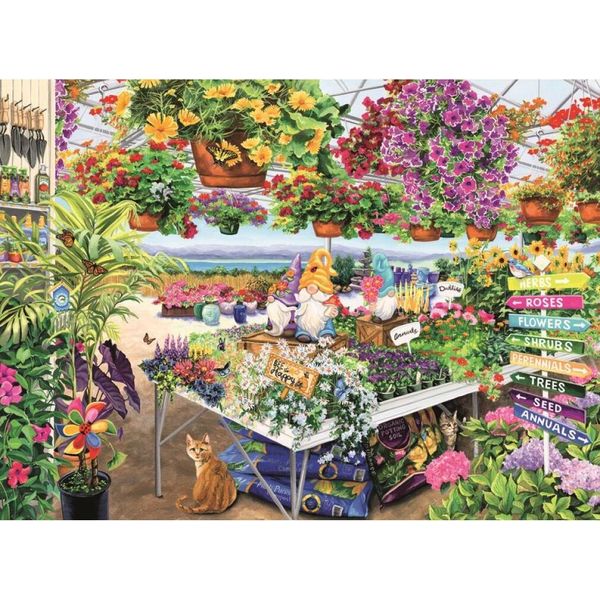 Puzzle Ravensburger Magnificent Garden Centre 1000 Pezzi Taglia Unica-image