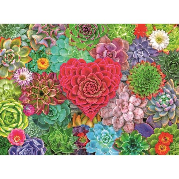 Ravensburger Puzzle Dell'amore Succulento 500 Pezzi Taglia Unica-image