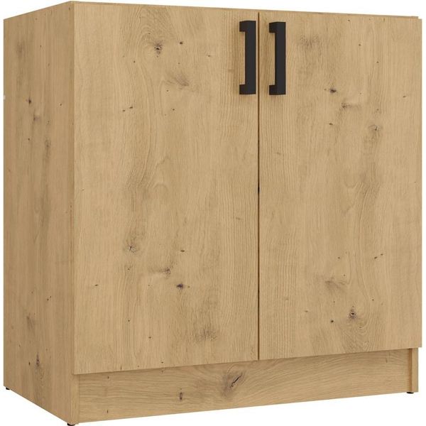 Katia Kitchen Furniture D-80 Artisan Oak Mobile Da Cucina Sotto Il Piano Di Lavoro Lavello Da Cucina-image