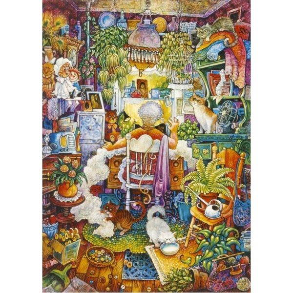 Puzzle Grafika La Signora Del Cucito - Puzzle Da 1000 Pezzi-image