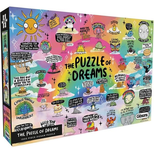 Gibsons Puzzle Il Puzzle Dei Sogni 1000 Teile Bunt Karton-image