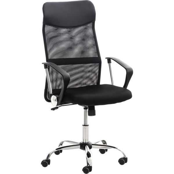 Sedia Da Ufficio Ergonomica Regolabile - Sedia Da Ufficio - Seduta Confortevole | Colore: Nero-image