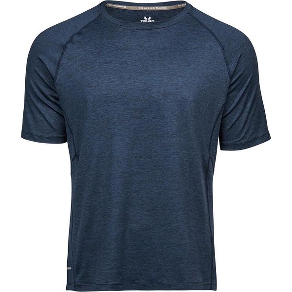 Maglietta Sportiva Da Uomo Tee Jays 7020 | Cool-Dry - Colore: Navy Melange - Taglia: 3XL-image