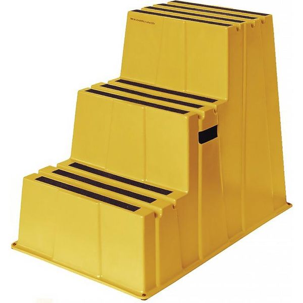 Gradini Per Carichi Pesanti 3 Piattaforme H.730Mm Cow.Yellow-image