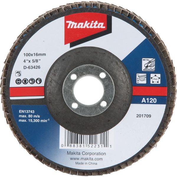 Disco Lamellare Makita 1 Pz. - 115 Mm - 22,23 Mm - A40 - Metallo, Pvc, Rame-image
