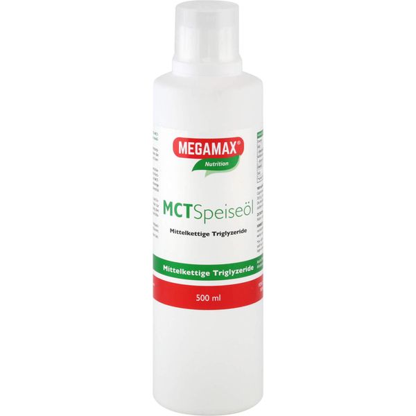 Megamax Nutrition Olio Alimentare Mct Trigliceridi A Catena Media, Olio Da 500 Ml-image