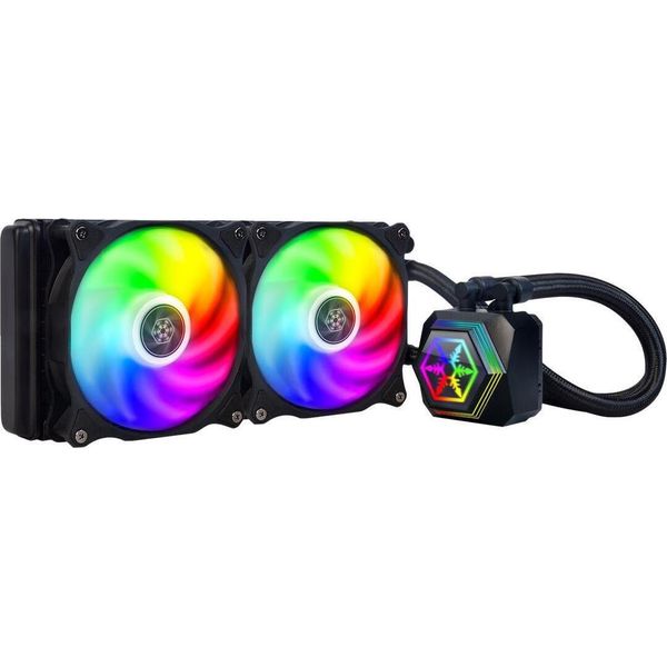 Silverstone PF240-ARGB - Raffreddatore A Liquido All-In-One - 12 Cm - 94 Cfm - Nero-image